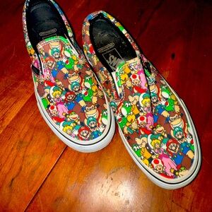 Nintendo vans with game over soles